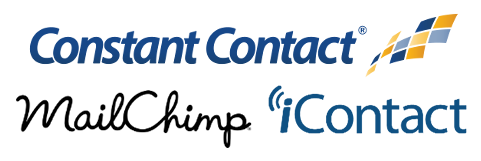 Constant Contact, MailChimp, iContact Logos